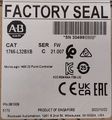 Sealed Pack Allen-bradley 1766-l32Bxb Micro Logix 1400 32Point Controller Ser.C