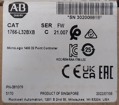 Sealed Pack Allen-bradley 1766-l32Bxb Micro Logix 1400 32Point Controller Ser.C