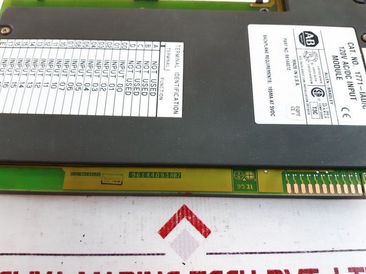 Allen-bradley 1771-IAD/C 120V AC/DC input module 96144072