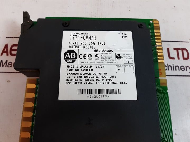 Allen-bradley 1771-ovn/B Output Module Ser.B 10-30Vdc, 0.5A