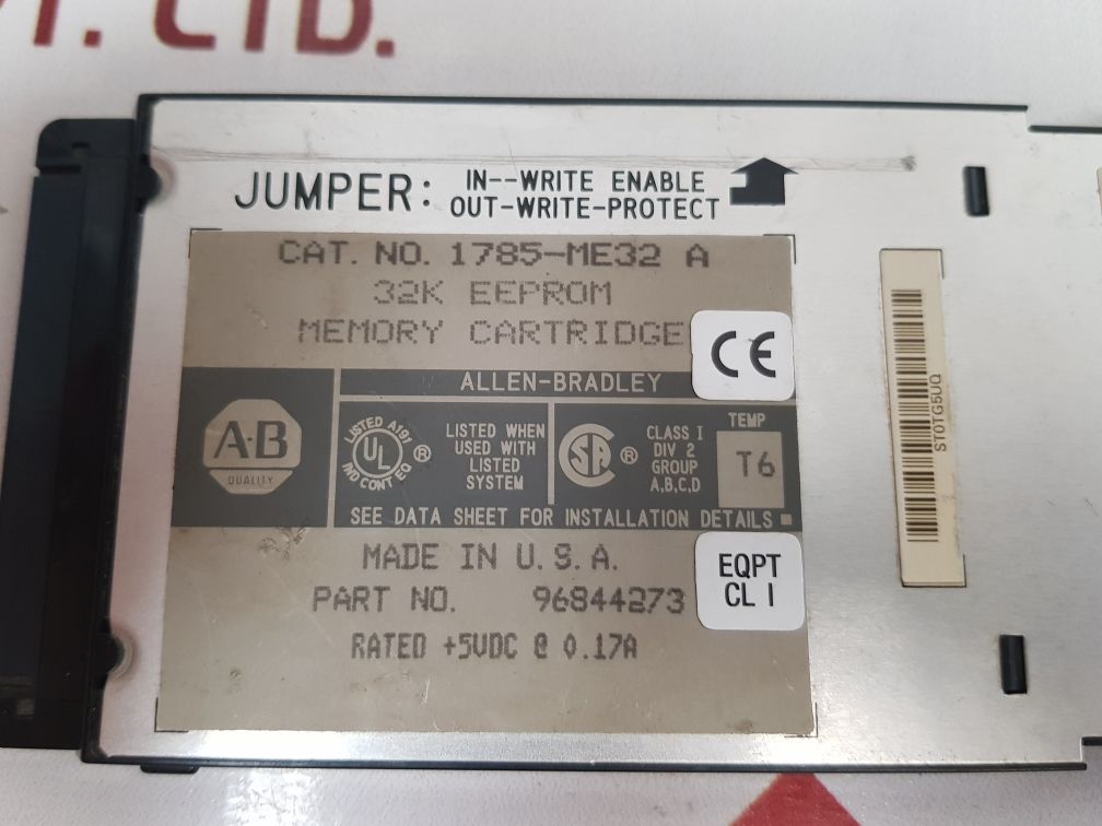 Allen-bradley 1785-me32 A Memory Cartridge 96844273