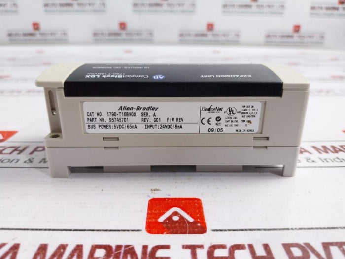 Allen-bradley 1790-t16Bv0X Compactblock Ldx Expansion Unit 5Vdc/65Ma