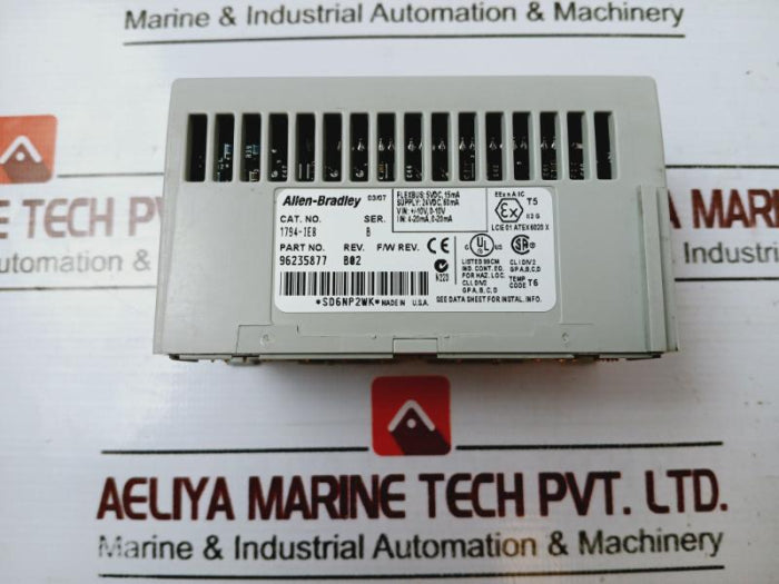 Allen-bradley 1794-ie8 Flex I/O 8 Input Hart Analog Module, 96235877, Rev. B02, Ser. B