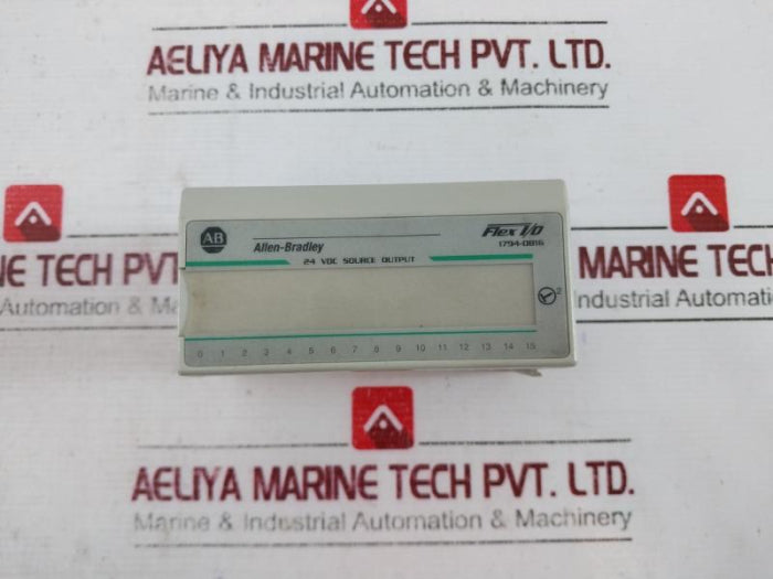 Allen-bradley 1794-ob16 Flex I/o Source Output Module Rev A02 92423471 Ser A