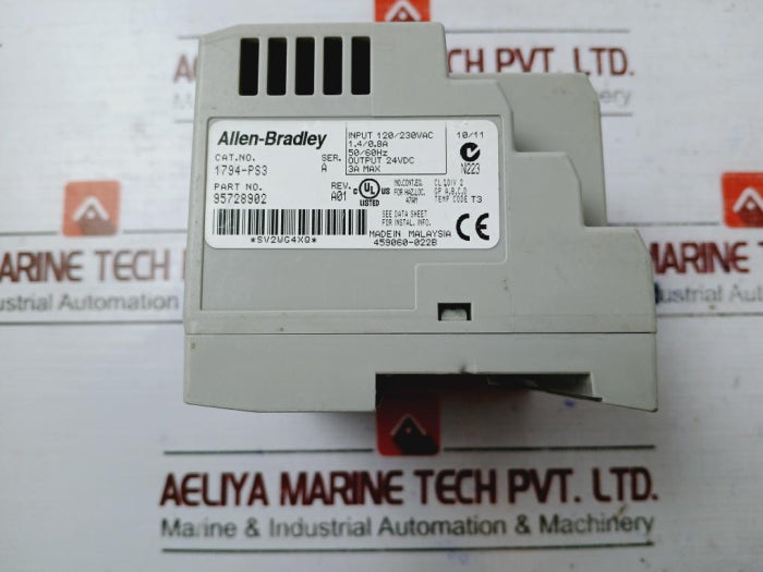 Allen-bradley 1794-ps3 Flex I/O Power Supply Module 24Vdc, Ser.A, Rev.A01
