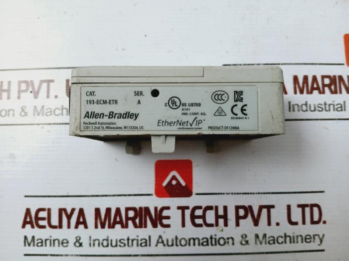 Allen-bradley 193-ecm-etr E300 Ethernet/ip Communication Module, Ser: A