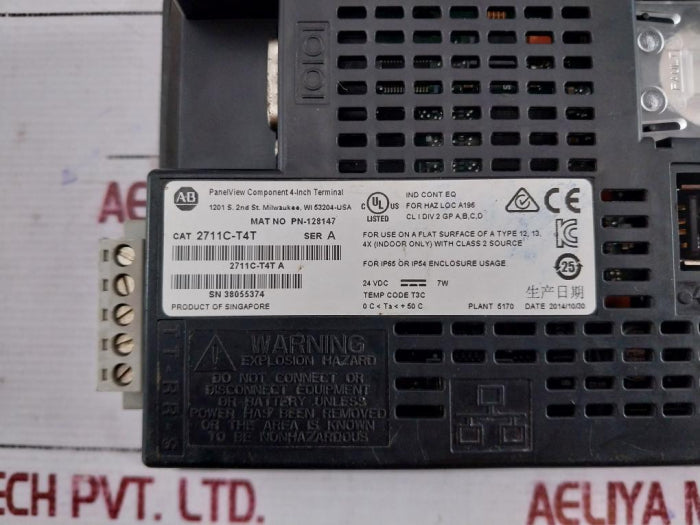 Allen-bradley 2711c-t4t Panelview C400 Operator Interface