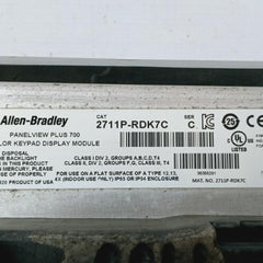 Allen-bradley 2711P-rdk7C Pvp6 700 Color Keypad Led Display Module