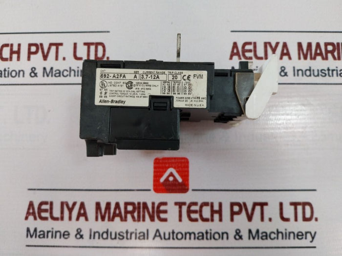 Allen-bradley 592-a2Fa Overload Relay 3.7-12A