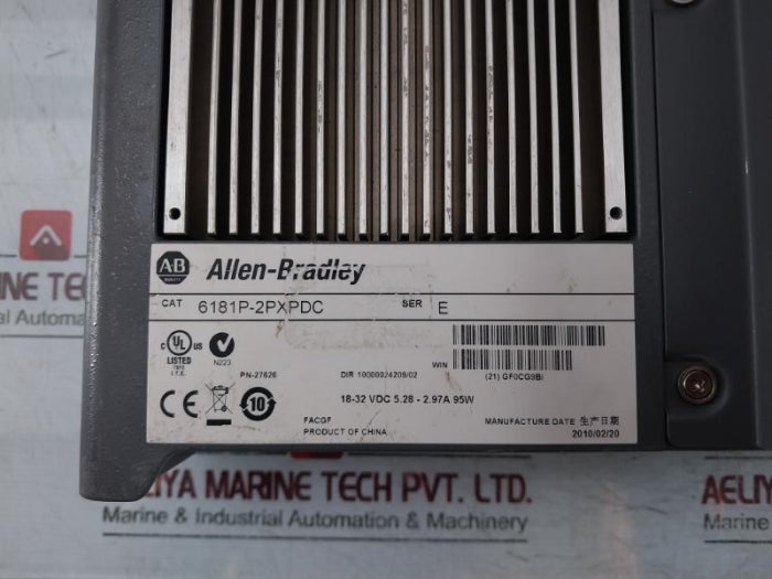 Allen-bradley 6181P-2Pxp Integrated Non-display Industrial Computer 100-240Vac