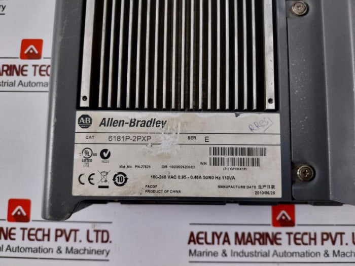 Allen-bradley 6181P-2Pxp Integrated Non-display Industrial Computer 110 Va