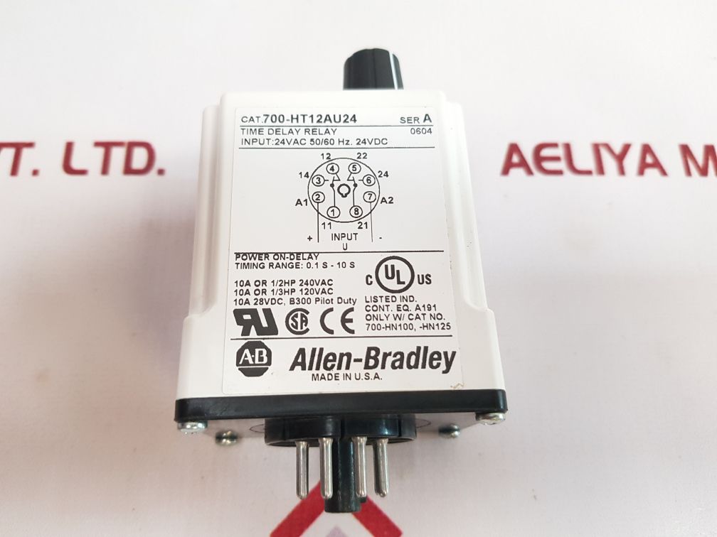 Allen-bradley 700-ht12Au24 Ser.A Time Delay Relay