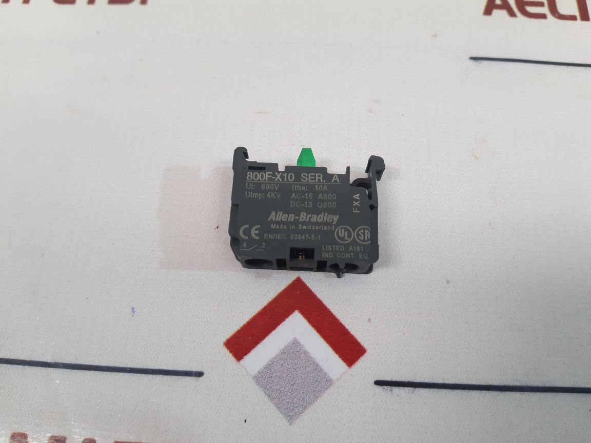 Allen-bradley 800f-x10 ser.a contact block - Aeliya Marine Tech
