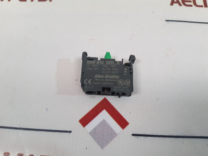 Allen-bradley 800f-x10 ser.a contact block - Aeliya Marine Tech