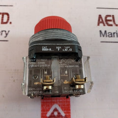 Allen-bradley 800T-xd1 Push Button Red Contact Blocks 600V