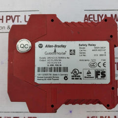 Allen-bradley Msr138dp Series B Guard Master Safety Relay 24vac/dc 50/60hz 4w
