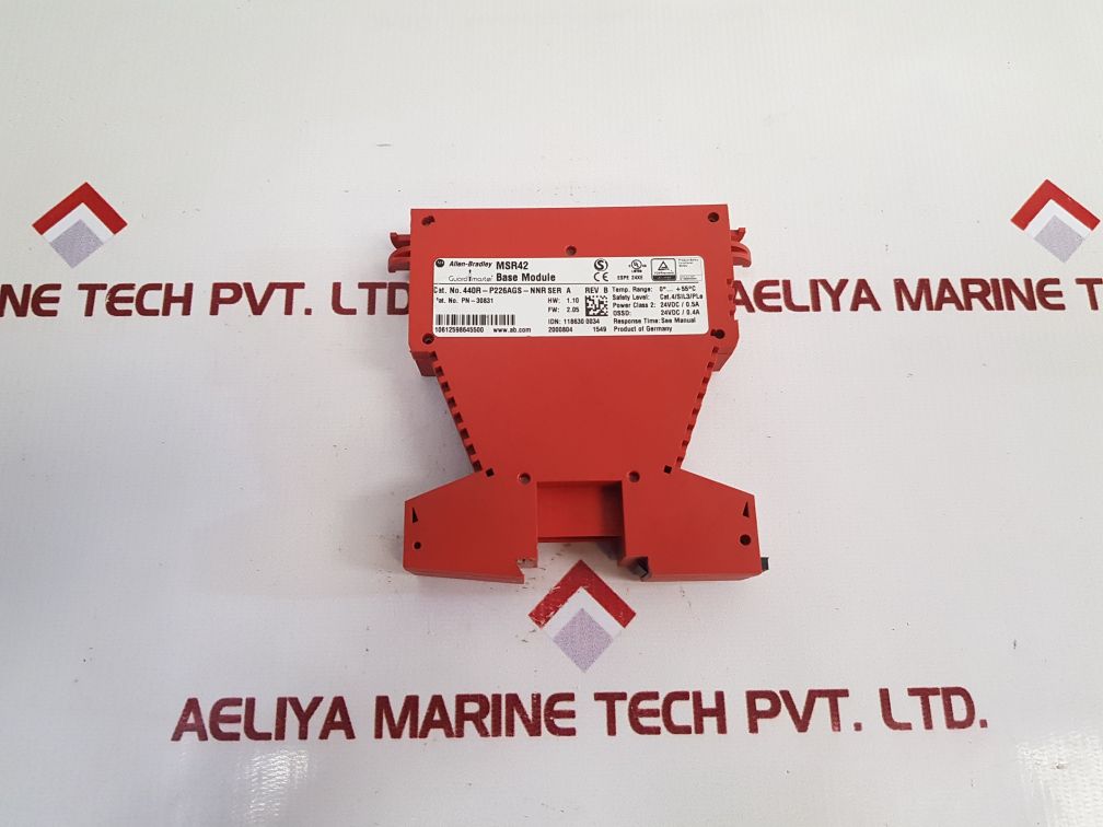 Allen-bradley Msr42 Guard Master 440R-p226Ags-nnr Base Module