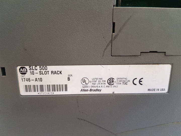 Allen-bradley 1747-l542 Processor Unit 1746-a10 10- Slot Rack
