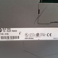 Allen-bradley 1747-l542 Processor Unit 1746-a10 10- Slot Rack
