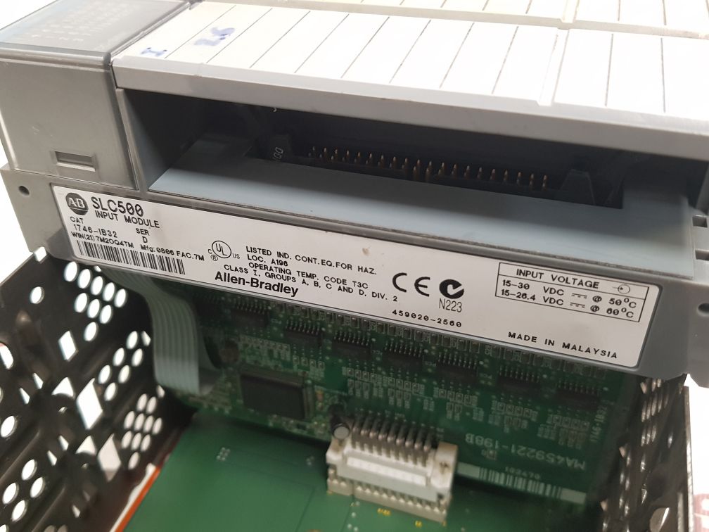 Allen-bradley 1746-ib32 power supply with plc module