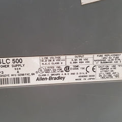 Allen-bradley 1746-ib32 power supply with plc module