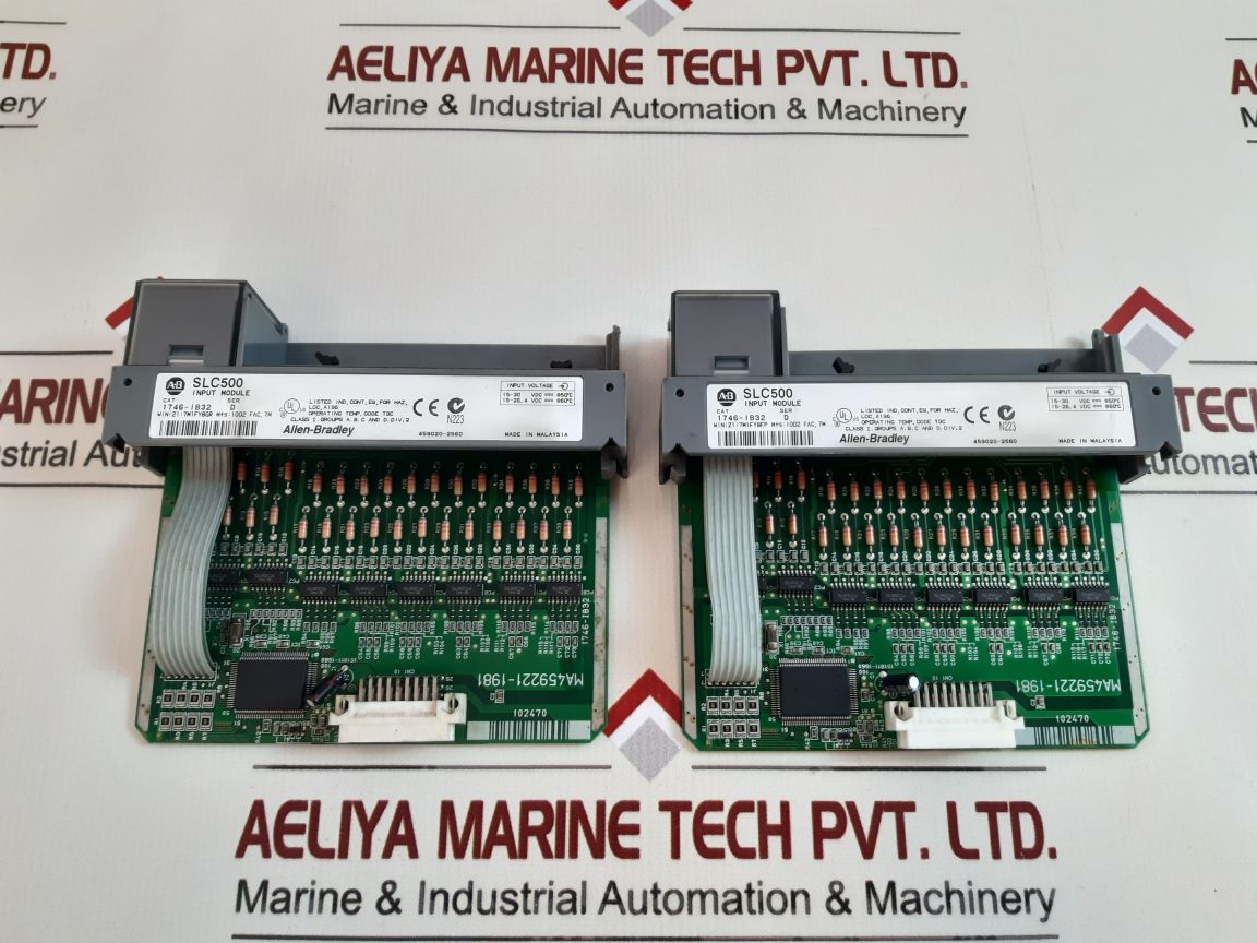 Allen-bradley Slc 500 1746-ib32 Input Module Ser D