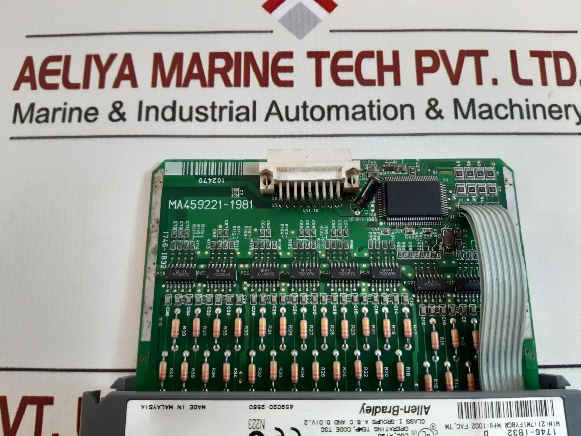 Allen-bradley Slc 500 1746-ib32 Input Module Ser D