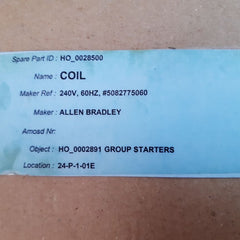 Allen-bradley tge866 renewal coil-set