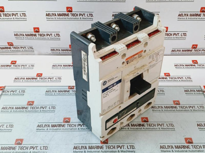 Allen Bradley 140u-q6x3 A Molded Case Circuit Breaker Frame 600 Amps Max 3-pole