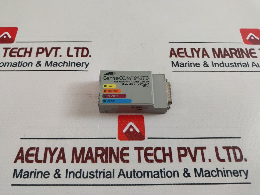 Allied Telesyn At-210Ts Centrecom Twisted Pair Transceiver 12Vdc