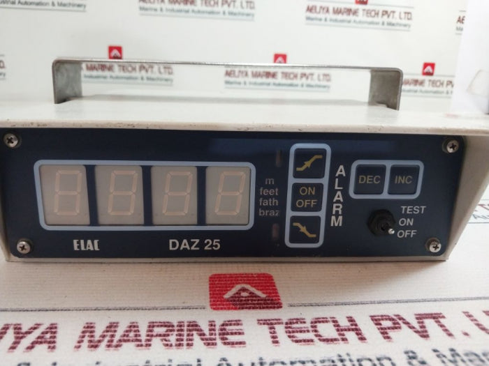 Alliedsignal Elac Nautik Daz 25-01 Digital Depth Indicator Bsh 22/37e/91