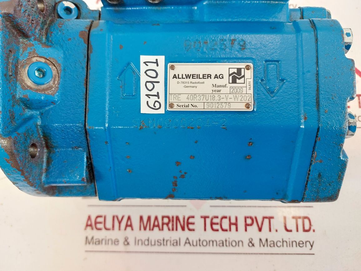 Allweiler Tre 40R37U18.3-v-w202 Pump Motor A600 Q300