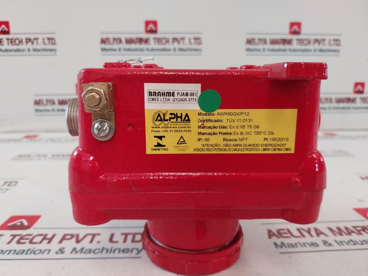 Alpha Awr80Qv/P12 Break Glass Trigger For Alarm System Pjam-861