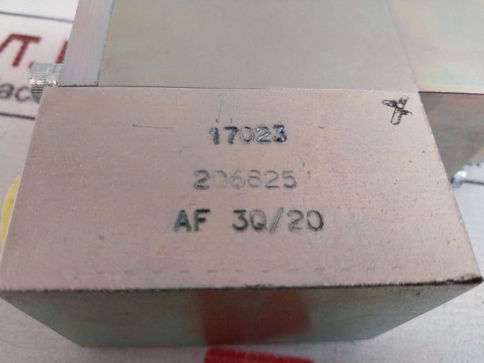 Alphafluid 206825 Pilot Control Valve 17023