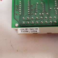 Alstom 029.081 942 insert card 029.081 942/18