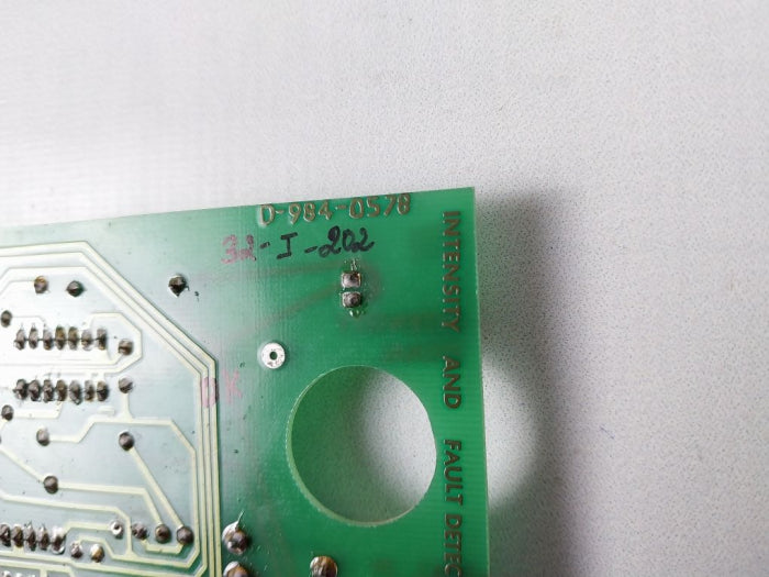 Alstom D-984-0578 Intensity And Fault Detection Board