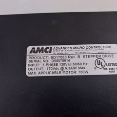 Amci Sd17063 Stepper Drive Rev. B