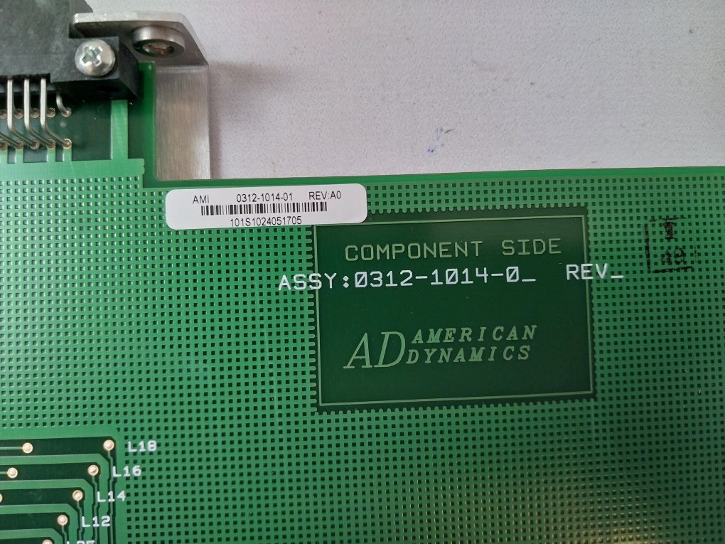 American Dynamics 0312-1014-01 Printed Circuit Board Card