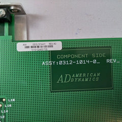American Dynamics 0312-1014-01 Printed Circuit Board Card