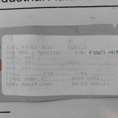 American Dynamics Ac2210A Pcb Card