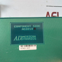 American Dynamics Ac2210A Pcb Card