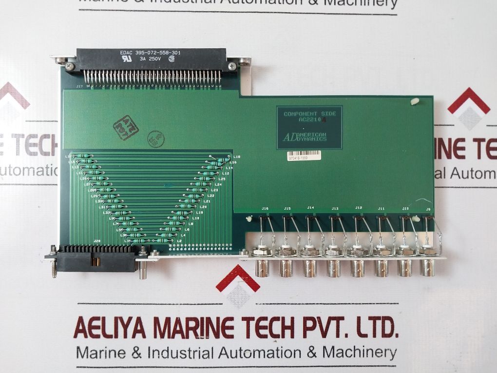 American Dynamics Ac2210A Pcb Card 3A 250V
