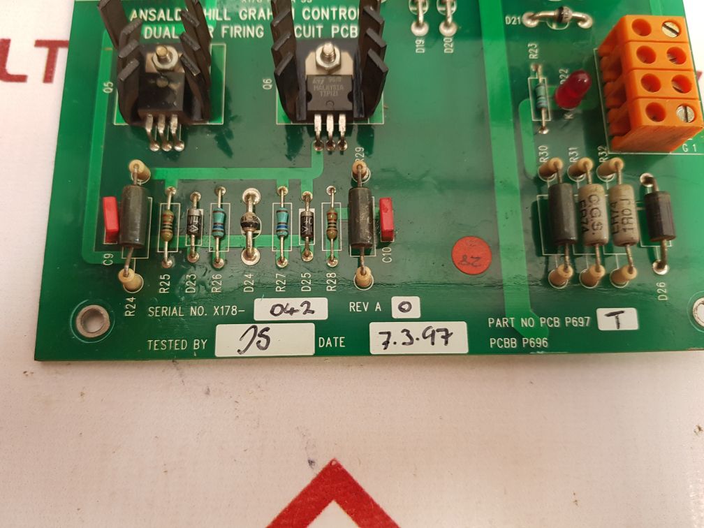 Ansaldo Pcbb P696 T Pcb Card