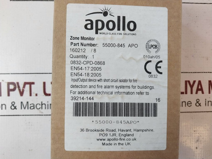 Apollo Xp95 55000-845 Apo Zone Monitor With Isolator