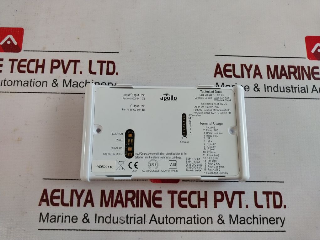 Apollo Xp95 Loop Output Unit With Isolator 55000-849 Apo