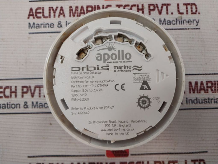 Apollo Orb-ht-41015-mar Class Br Heat Detector 8.5V To 33V Dc