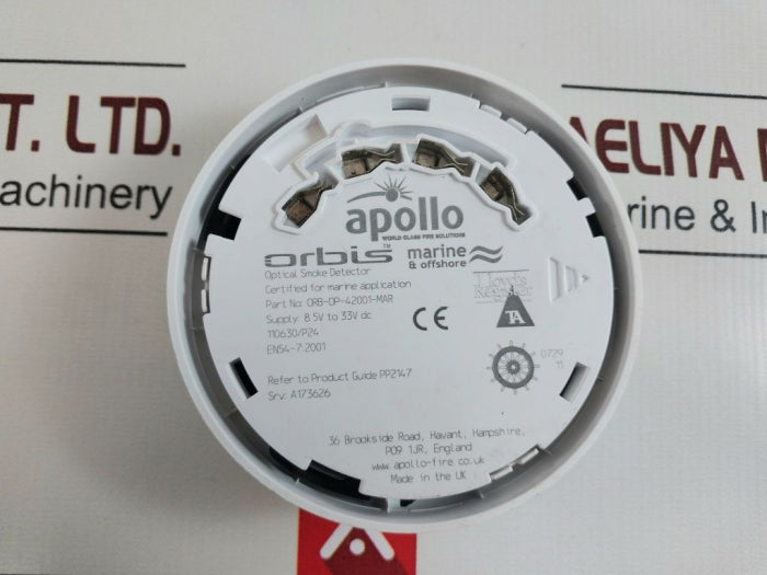 Apollo Orb-op-42001-mar Optical Smoke Detector 110630/P24