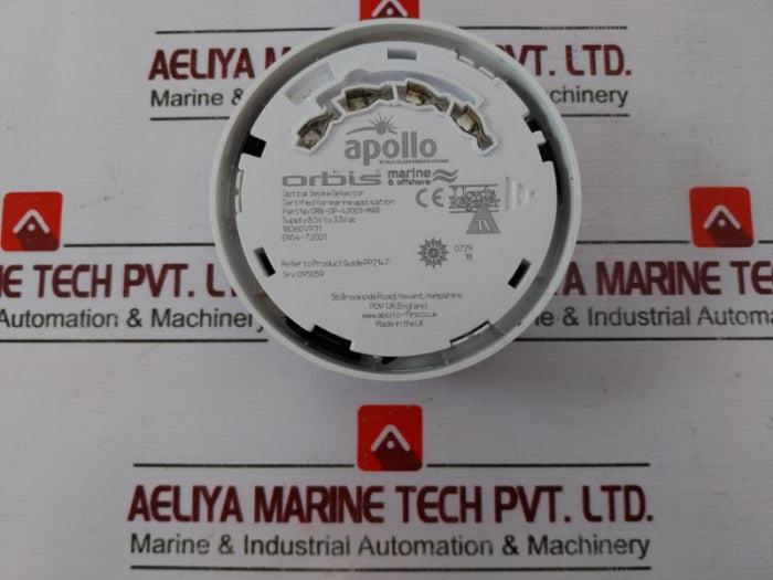Apollo Orb-op-42001-mar Optical Smoke Detector 8.5V To 33Vdc