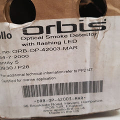 Apollo Orbis Orb-op-42003-mar Optical Smoke Detector Base