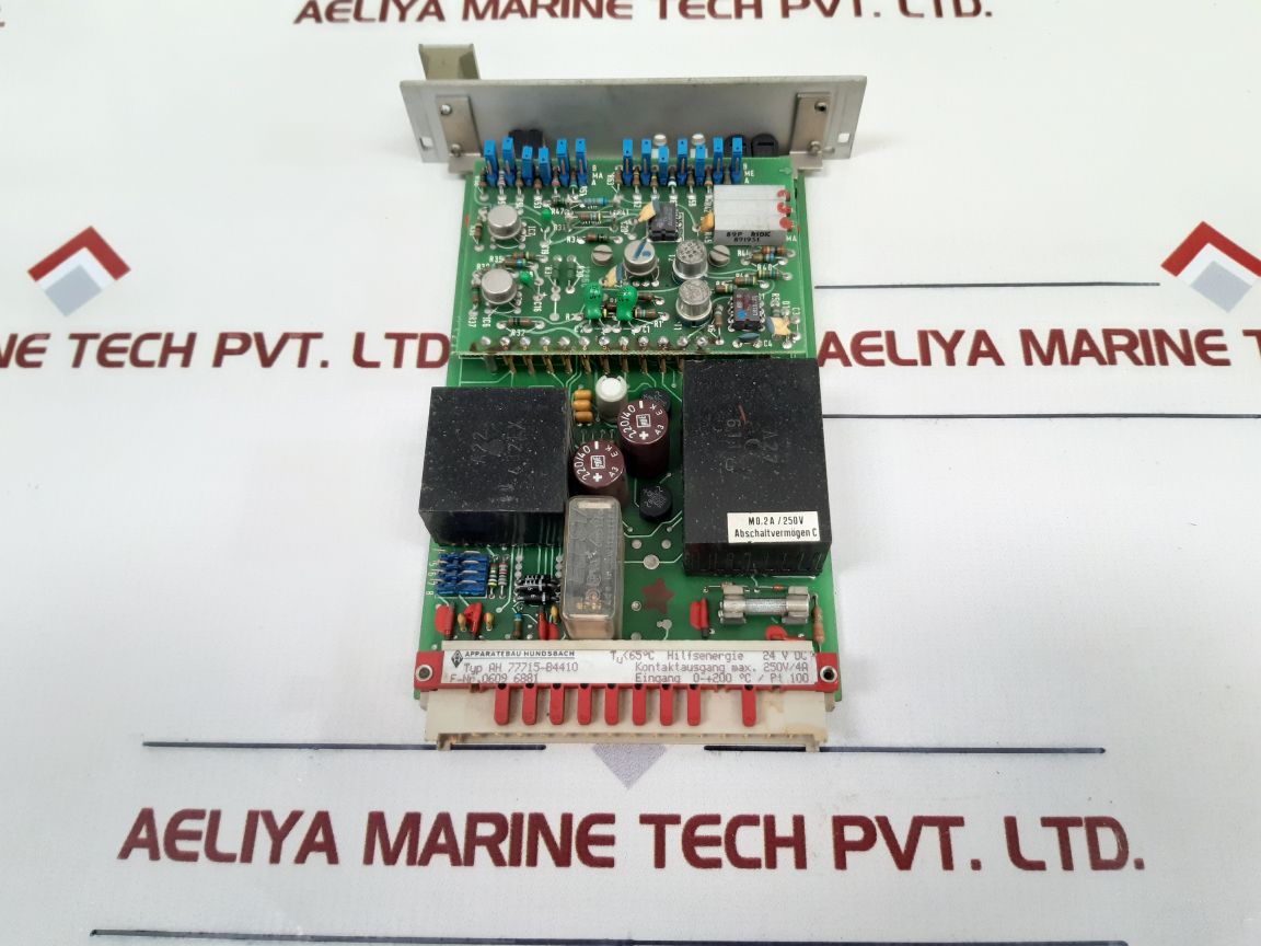 Apparatebau hundsbach ah77715 24v dc ah 77715-b4410 - Aeliya Marine Tech